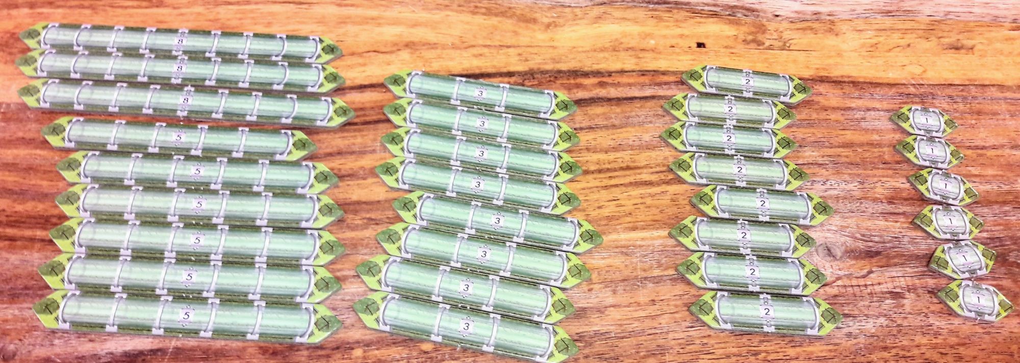 Plus les passerelles seront longues plus elles raporteront de points !