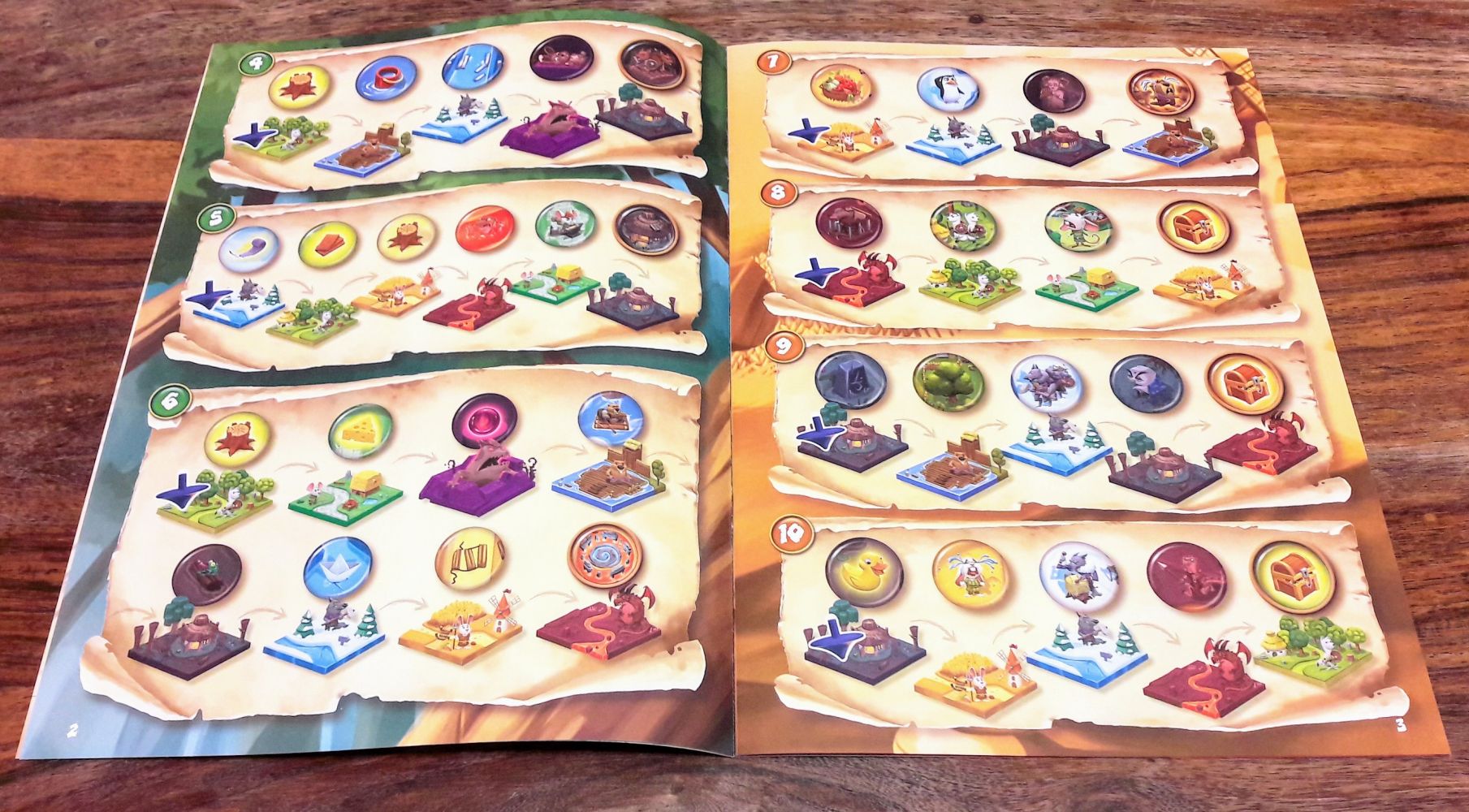 Dans le livret de quêtes,  on va directement à l'essentiel : les missions !