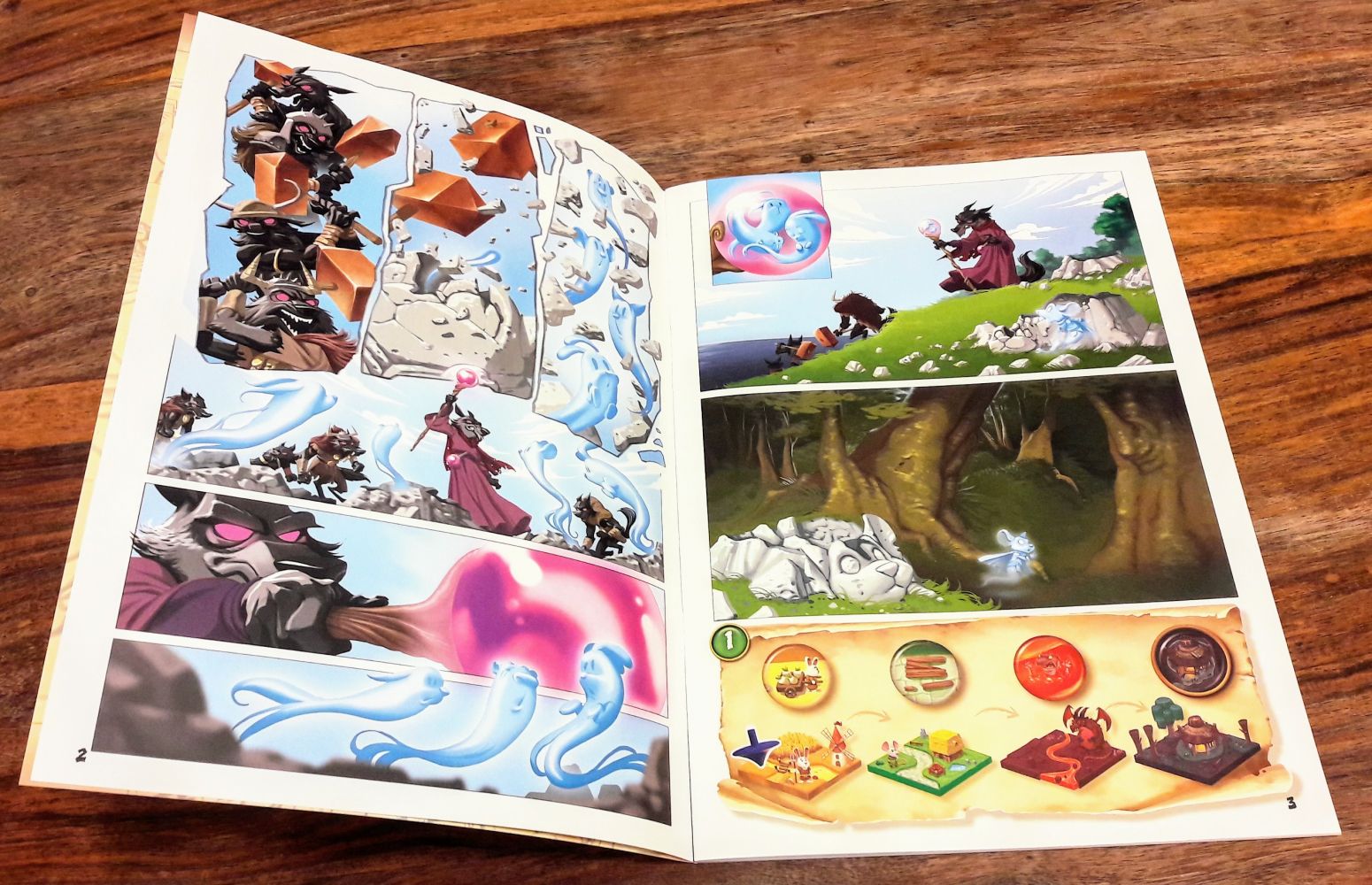 Le mode aventure propose de lire une BD donc chaque chapitre amène une nouvelle mission.