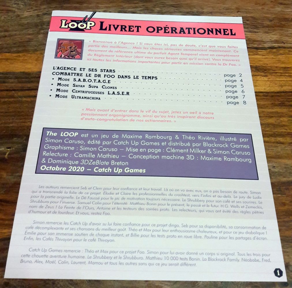 Celui-ci propose les différents modes de jeu (rajoutant chacun autant de variété que de complexité).