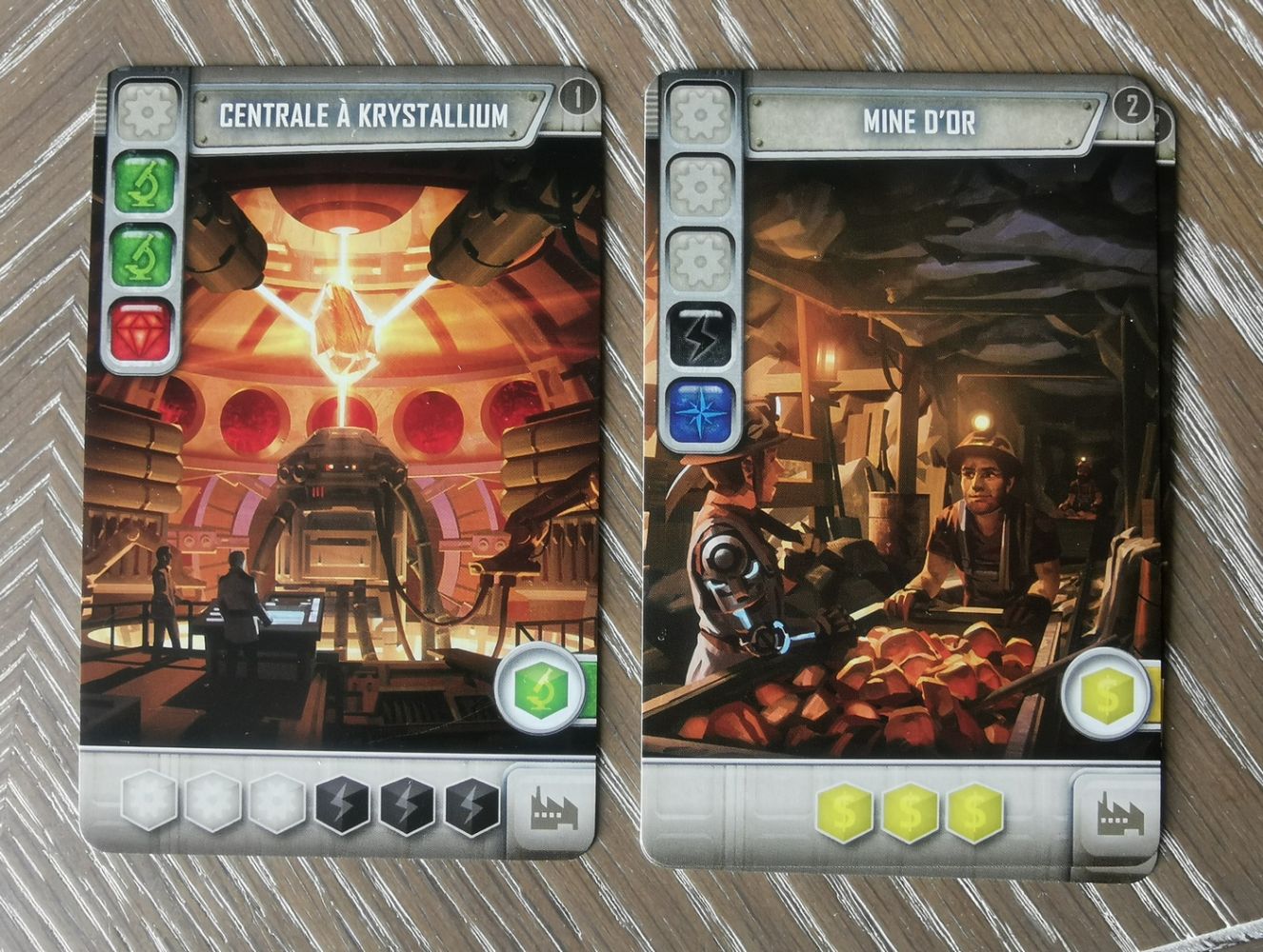 Cartes matériaux : super production