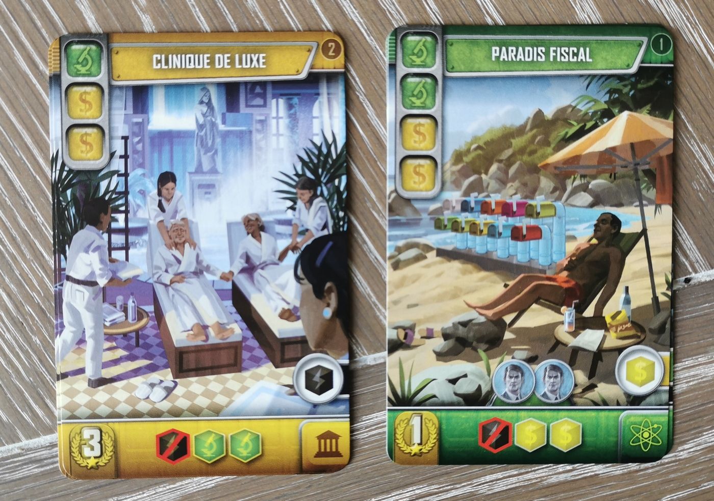 Cartes sciences et or : corruption.