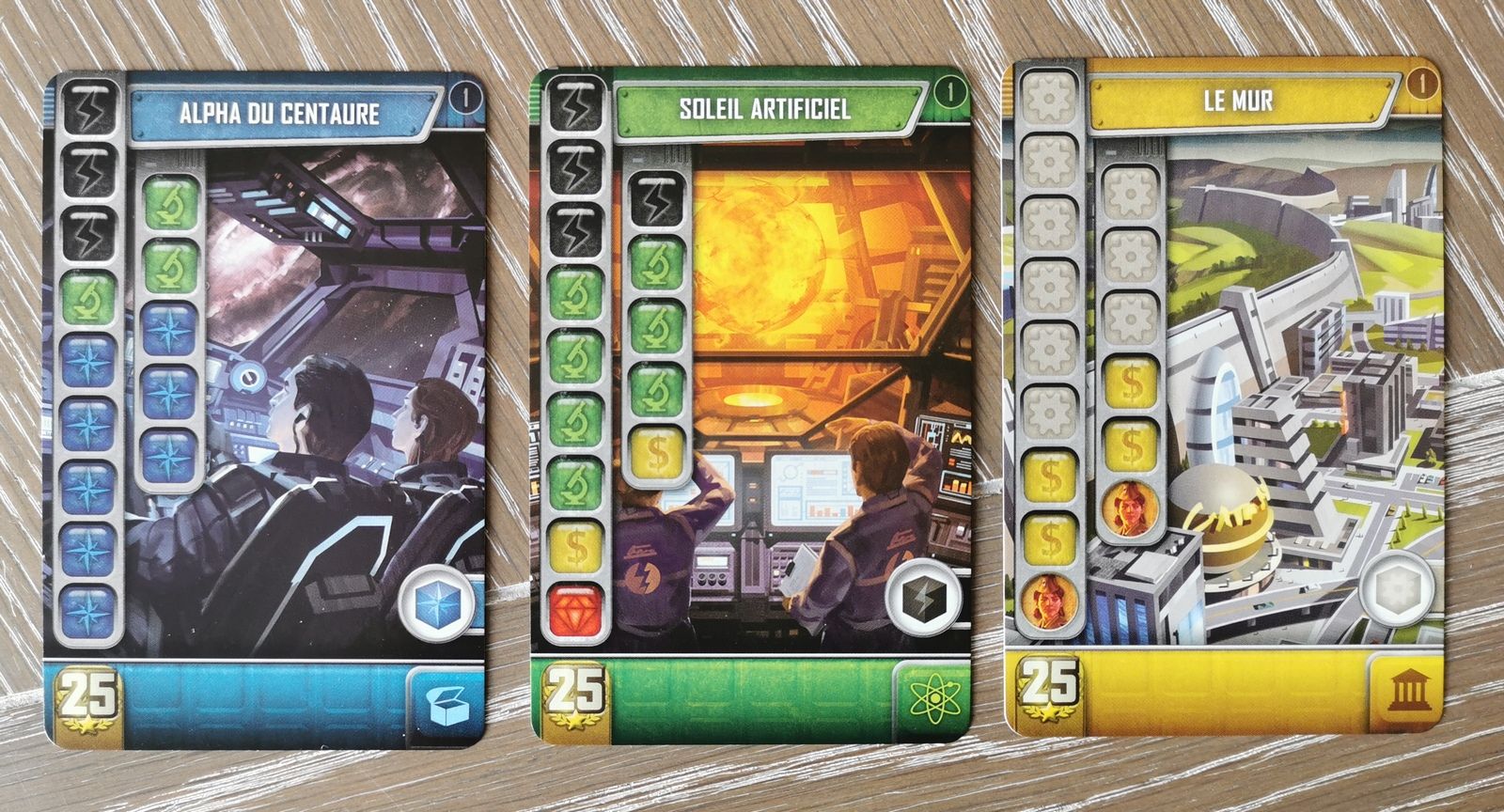 Les 3 projets maîtres.