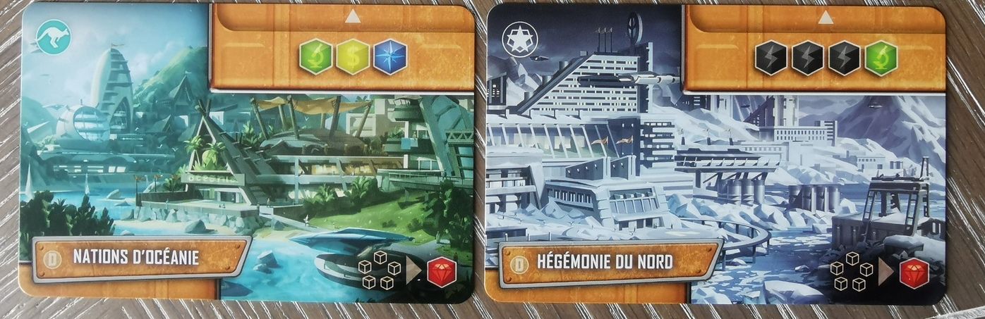 Les même cartes que ci dessus, retournées. asymétriques