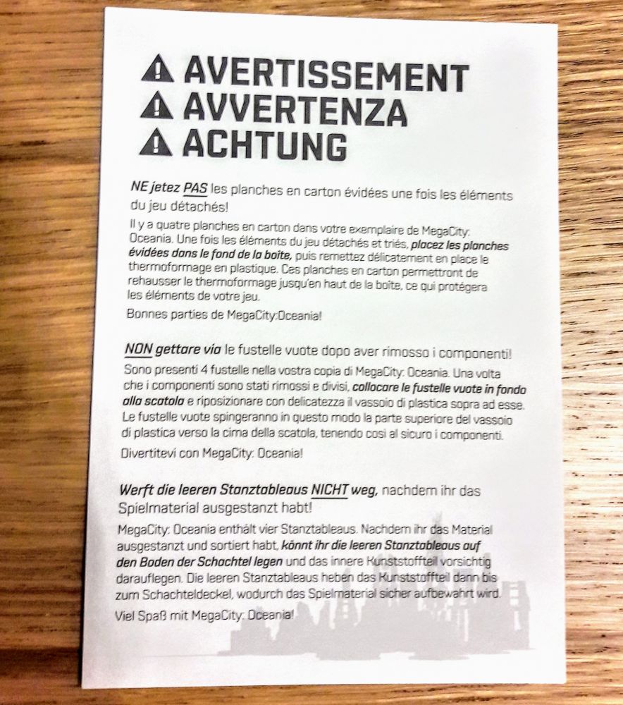 Même le rangement de la boite a été bien pensé.