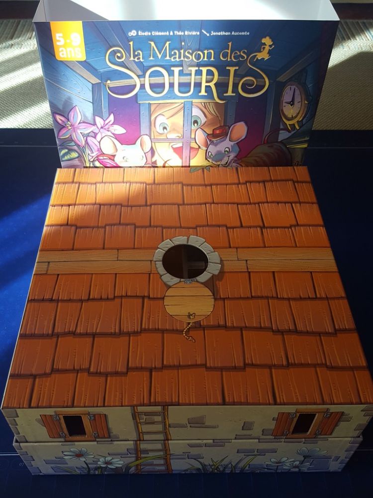 Au bout d'une dizaine de minutes la maison des souris est enfin prête et voilà le résultat !