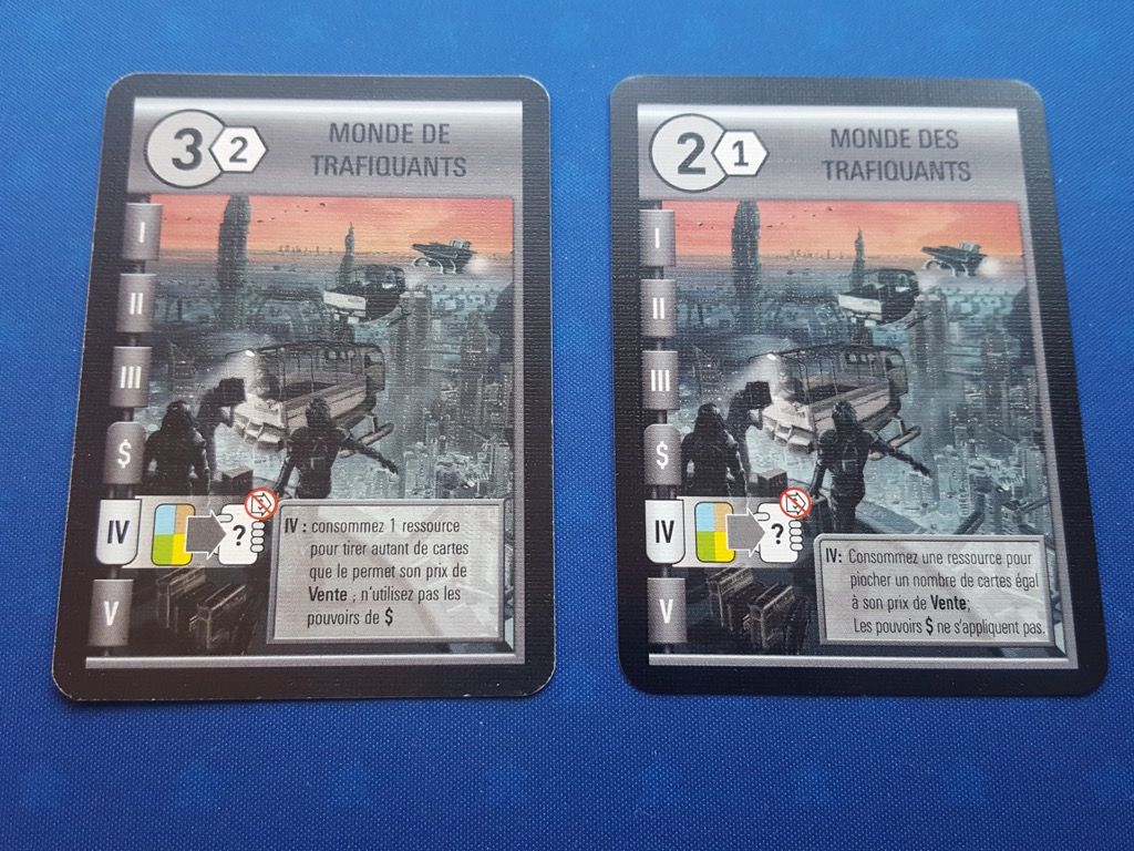 le coût de la carte passe de 3 à 2 mais perd 1 PV.