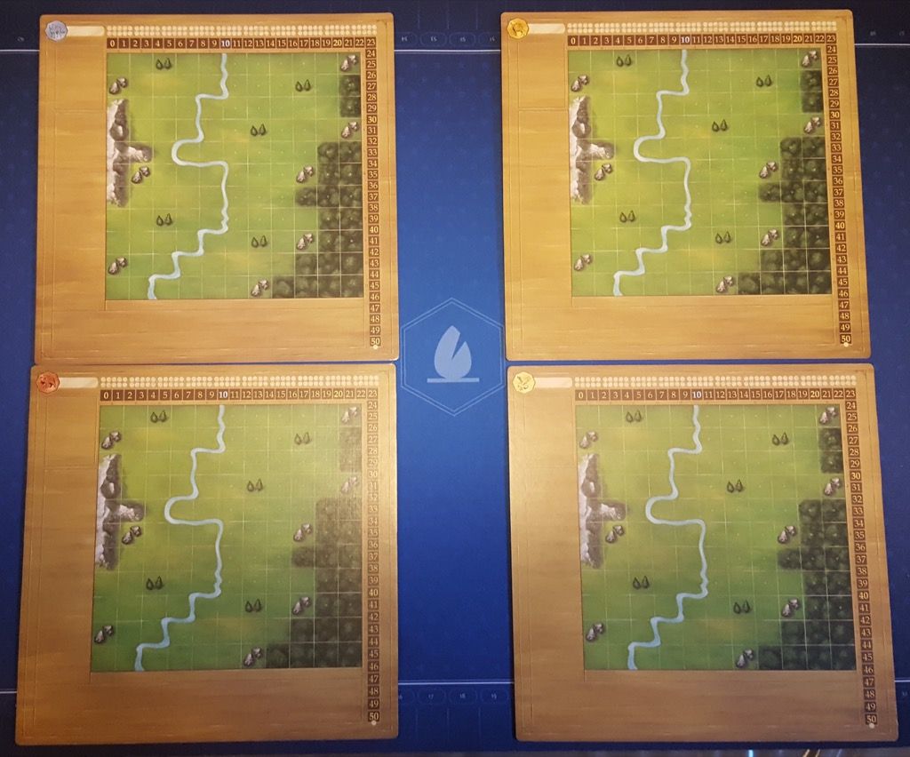 4 grands plateaux individuels 28 x 28 cm (assez solides).