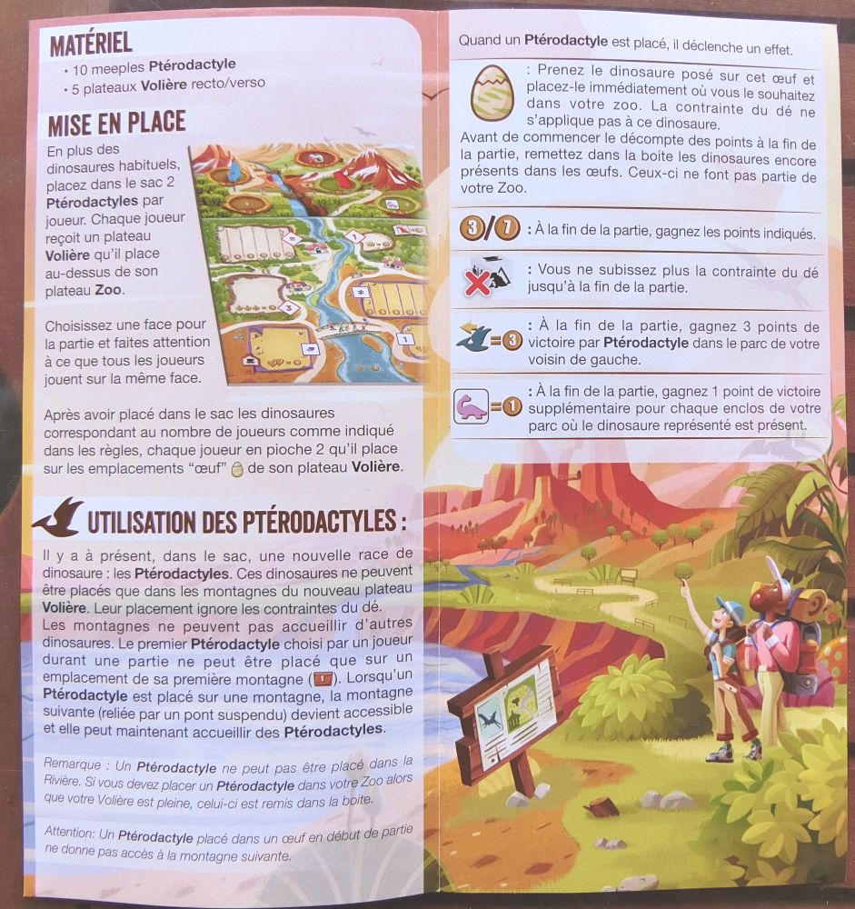 Livret de règle bien illustré.