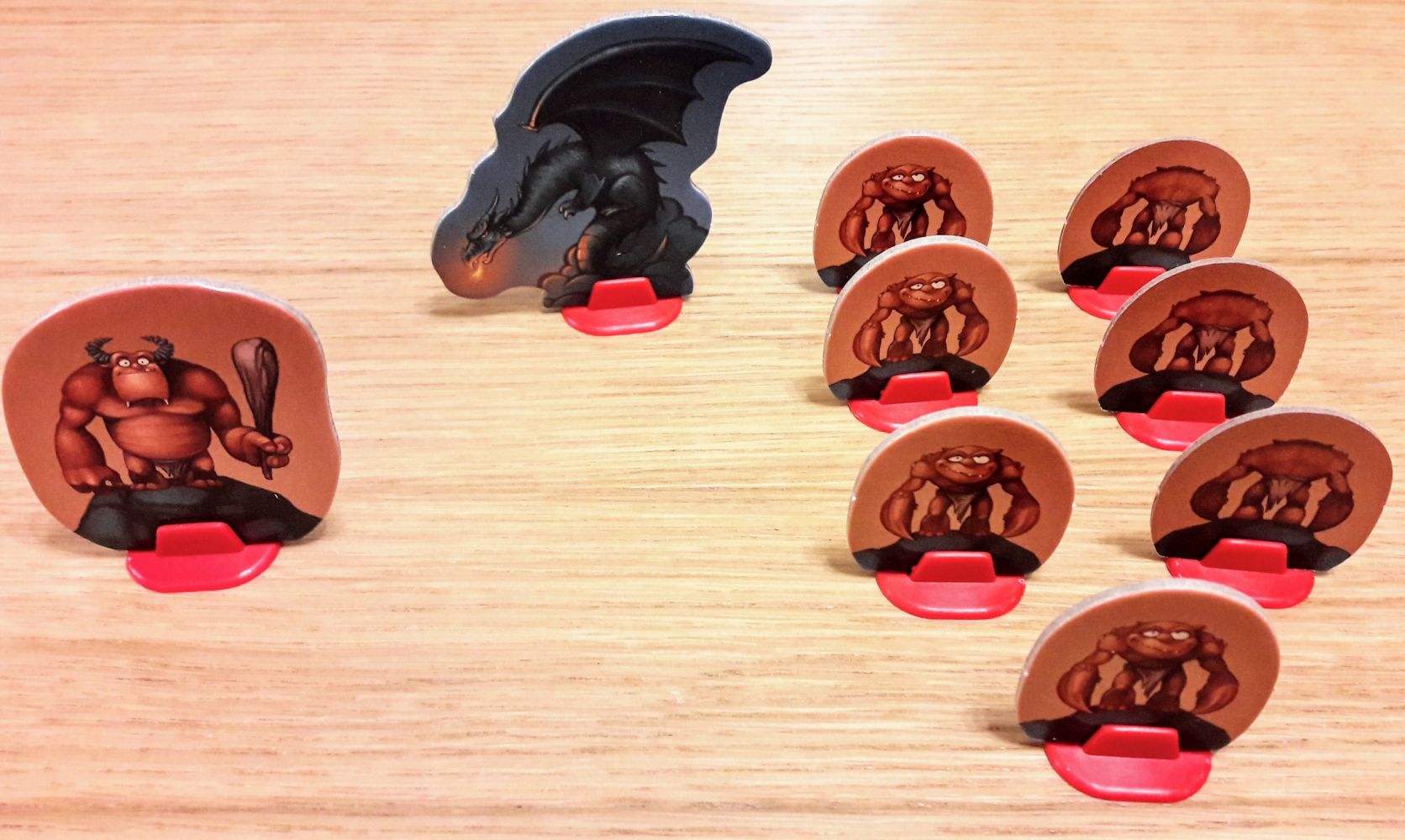 Des gors, un troll et le dragon.