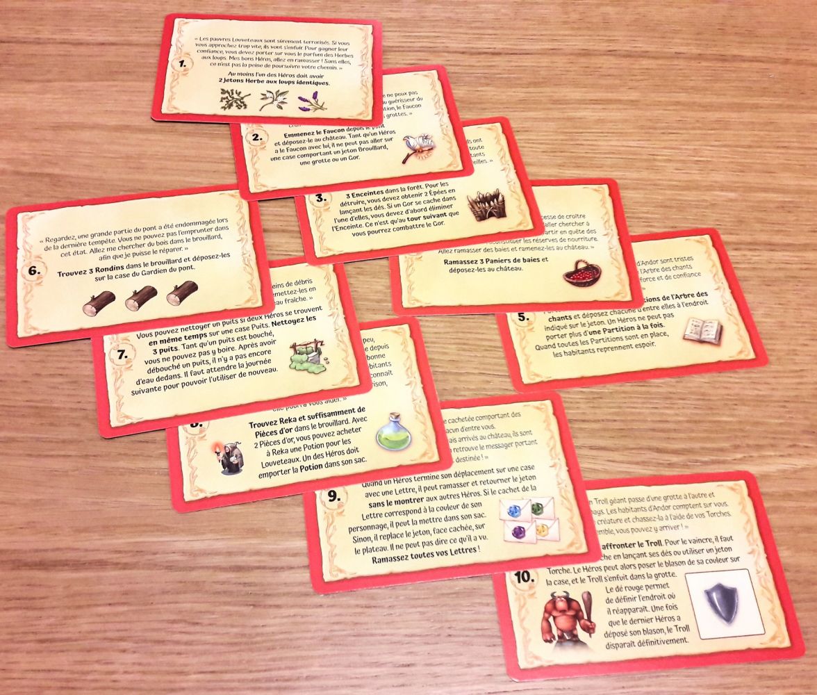 Pas mal de diversité et donc de rejouabilité.