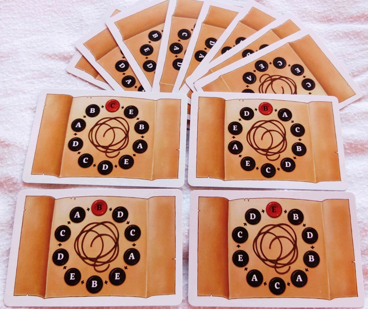 Les cartes de mise en place