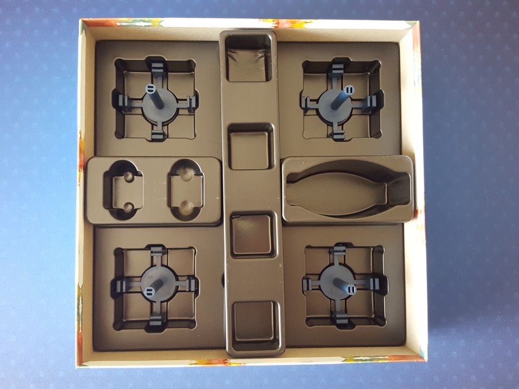 Il y a une place pour chaque élément du jeu.