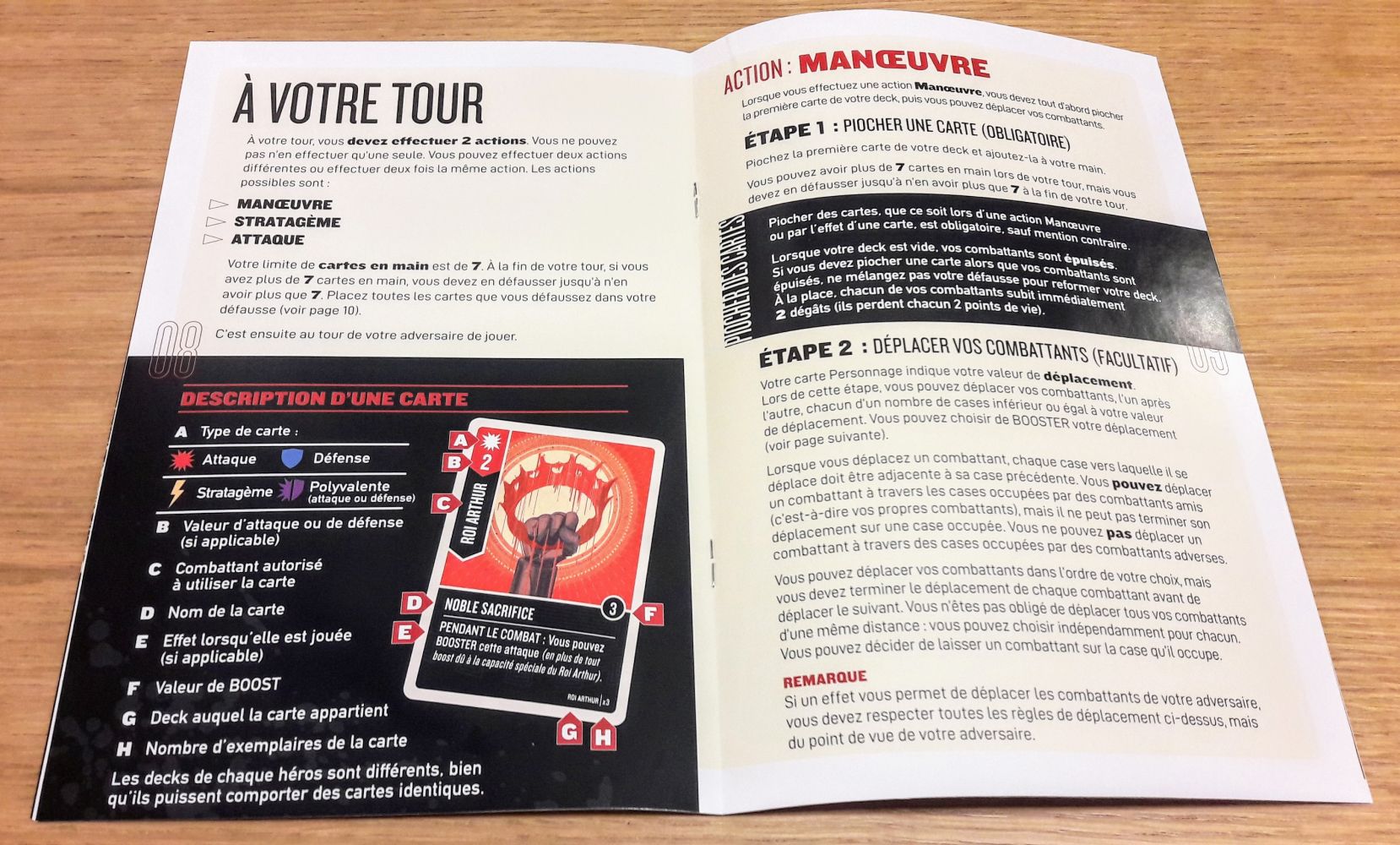 Les règles sont claires et bien illustrées mais toujours cohérentes graphiquement