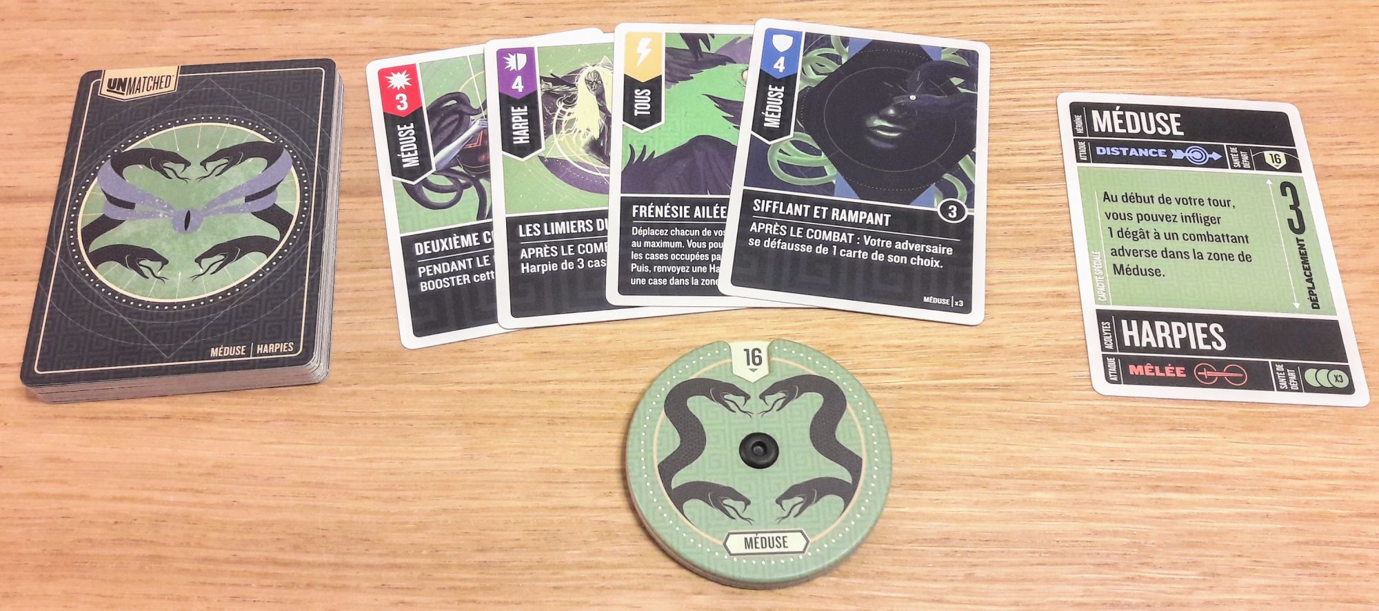 Pas de disque pour les harpies qui n'ont que 1 point de vie mais pourront revenir...