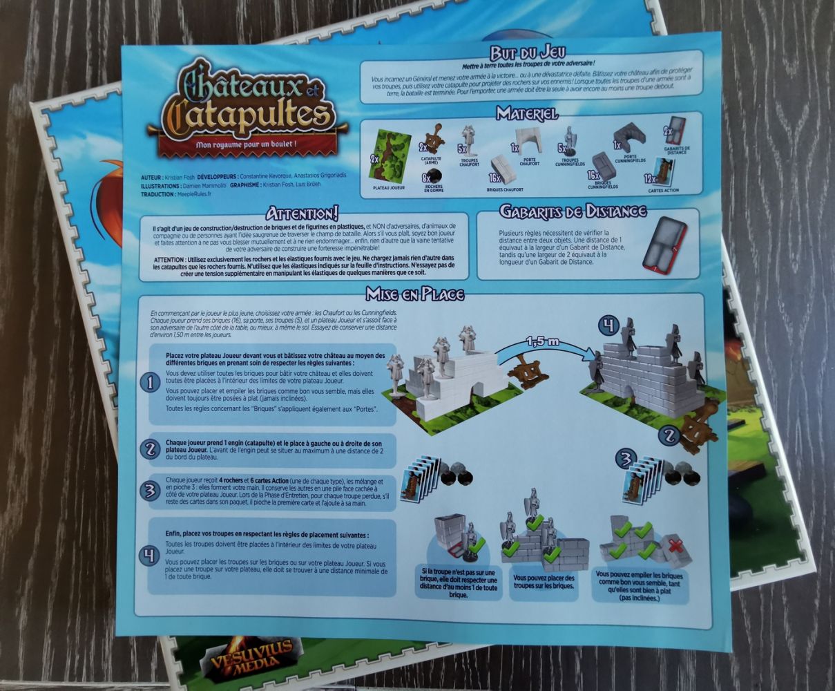 les règles : un petit recto verso ... c'est familial