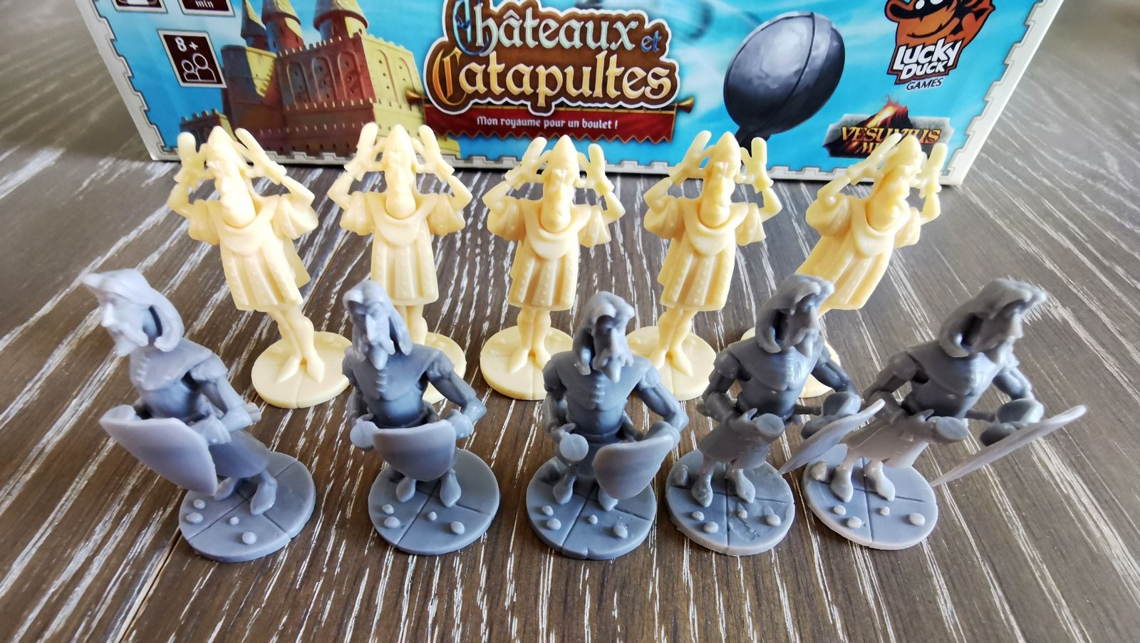 5 figurines par joueur.