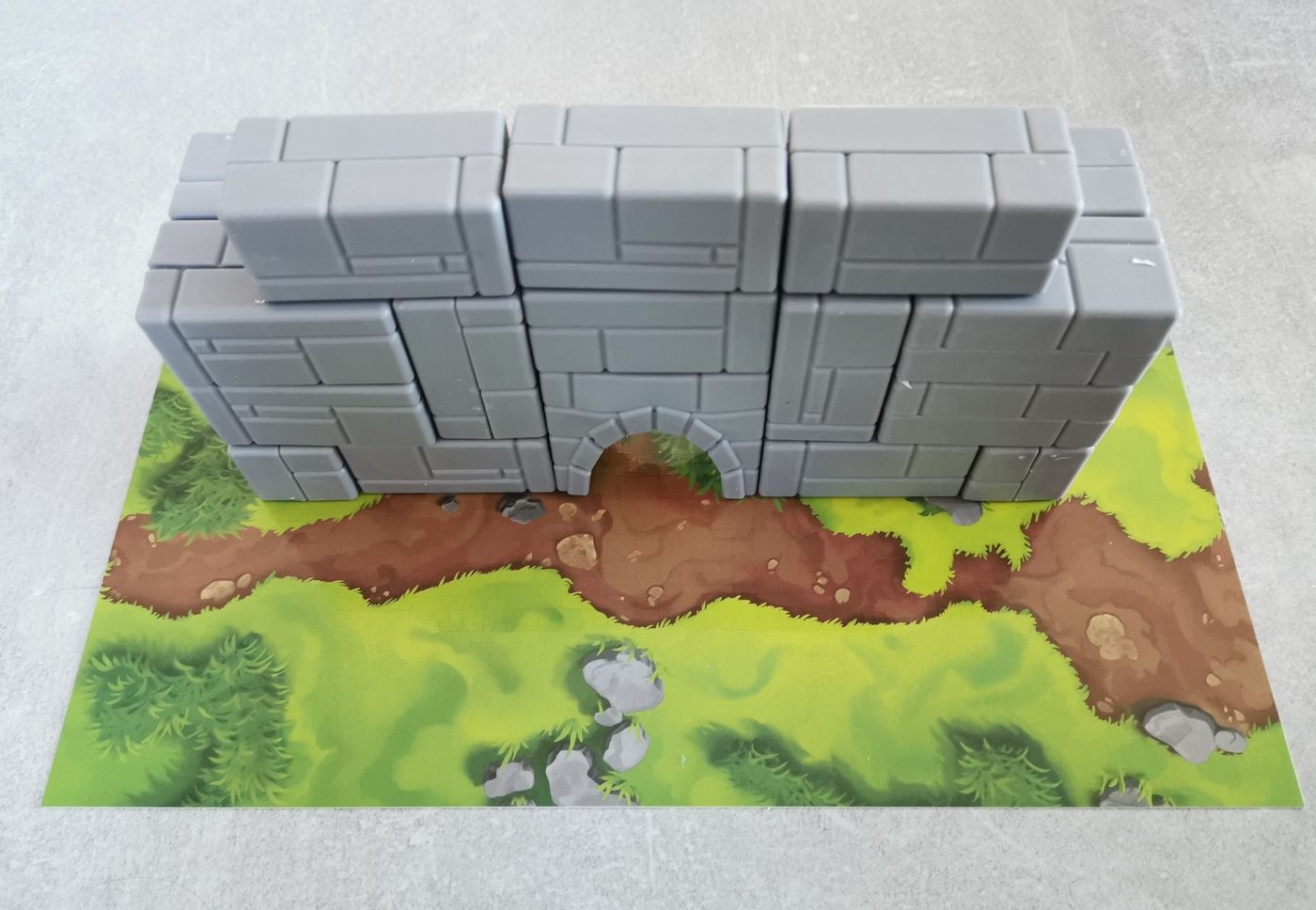 La première muraille en place