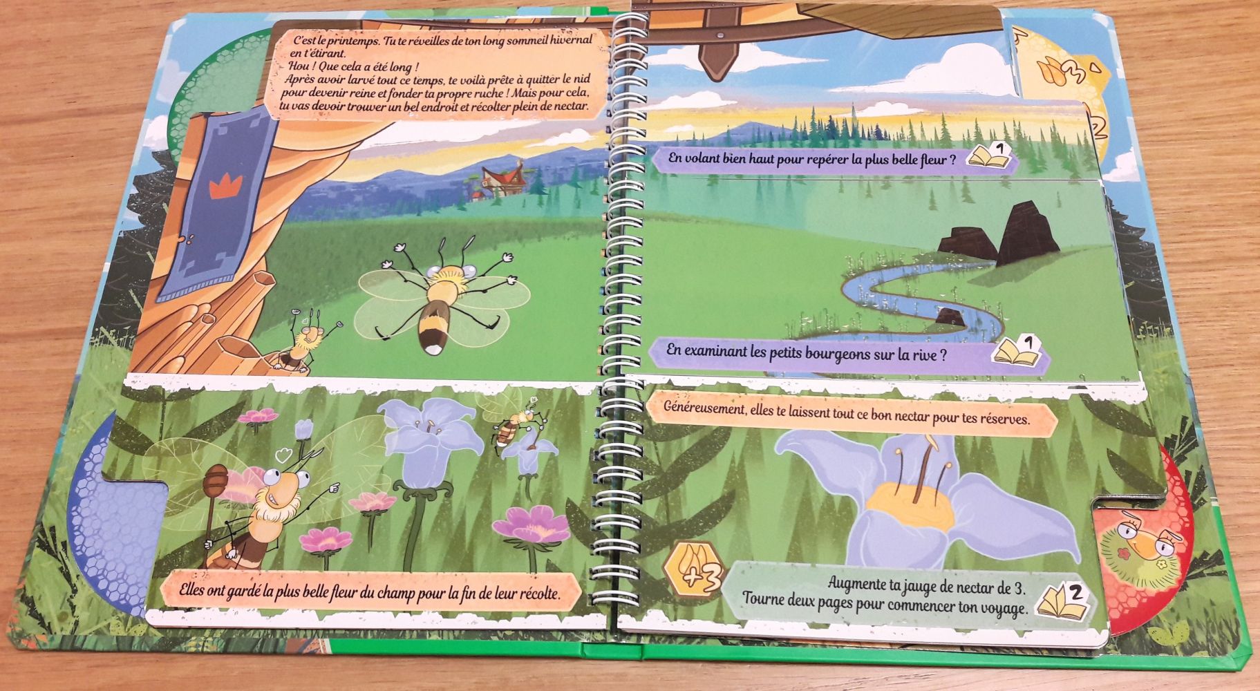 Chaque choix apportera son lot de surprises et pourra varier selon notre abeille