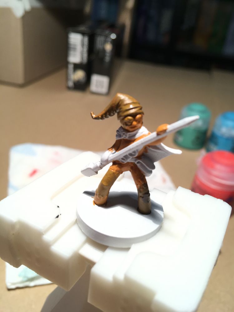 Suture avec ses premières couleurs de base