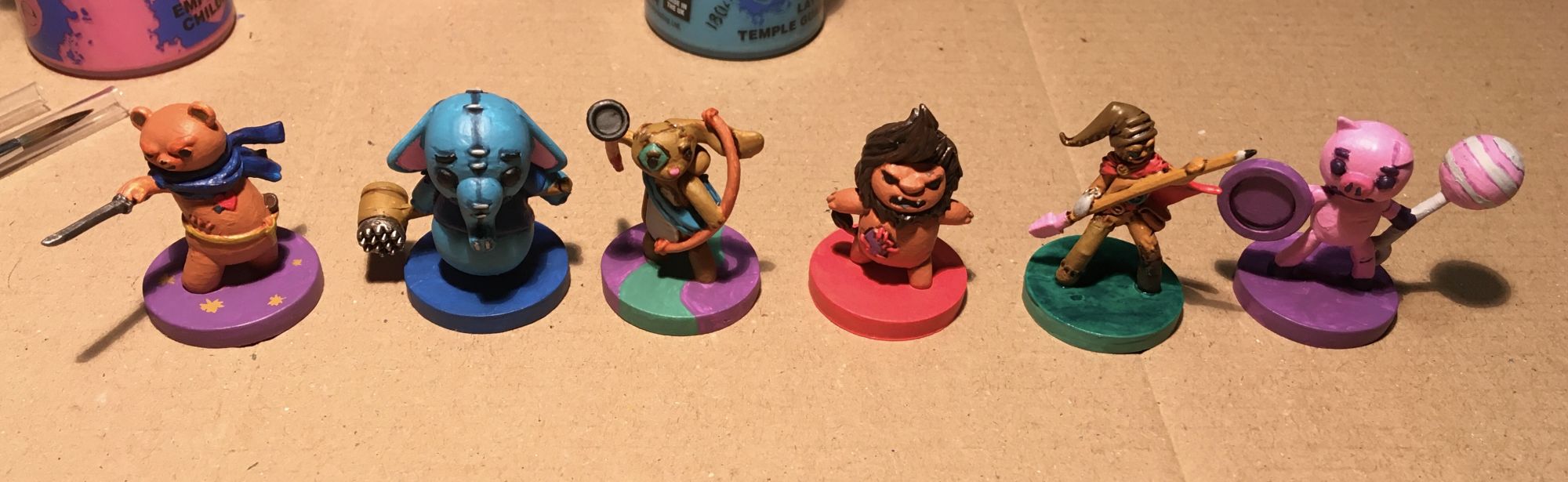 Les héros de Histoires de Peluches