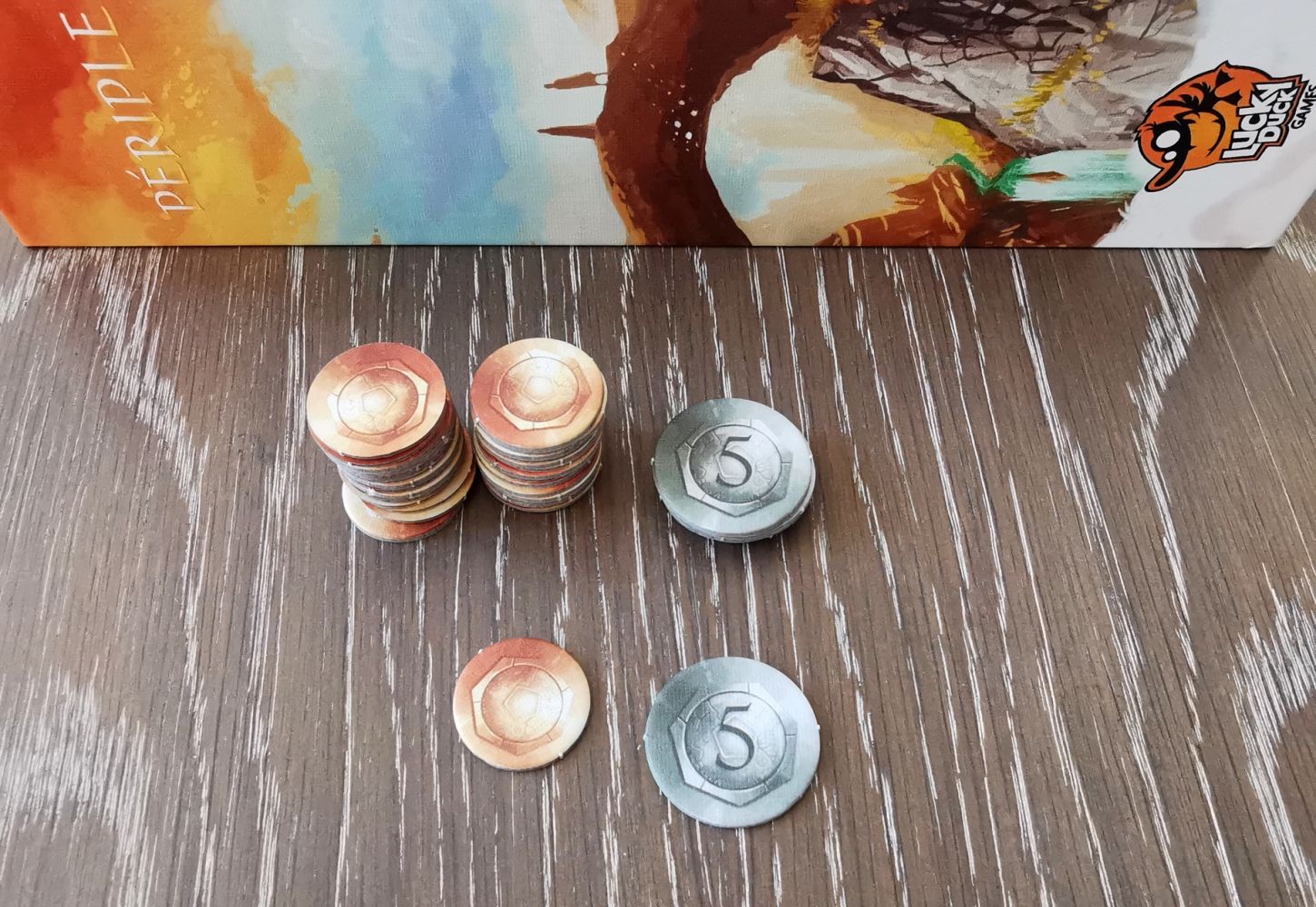 Les pièces : valeur 1 et 5