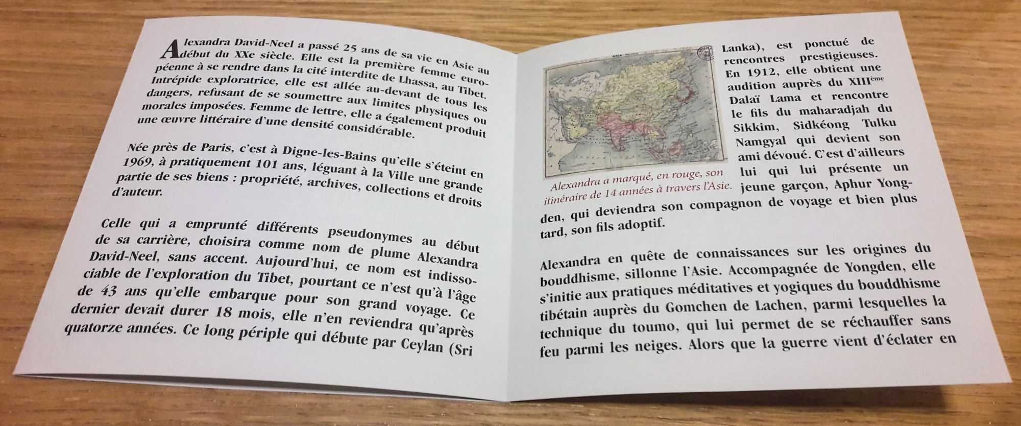 Un résumé très bien fait de la vie de Alexandra David-Neel.