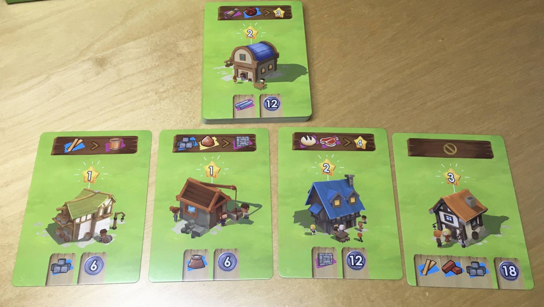 Les cartes Bâtiment spéial