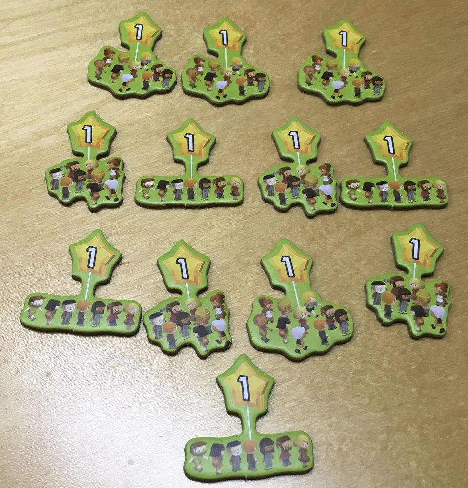 Les jetons Points  d'influence