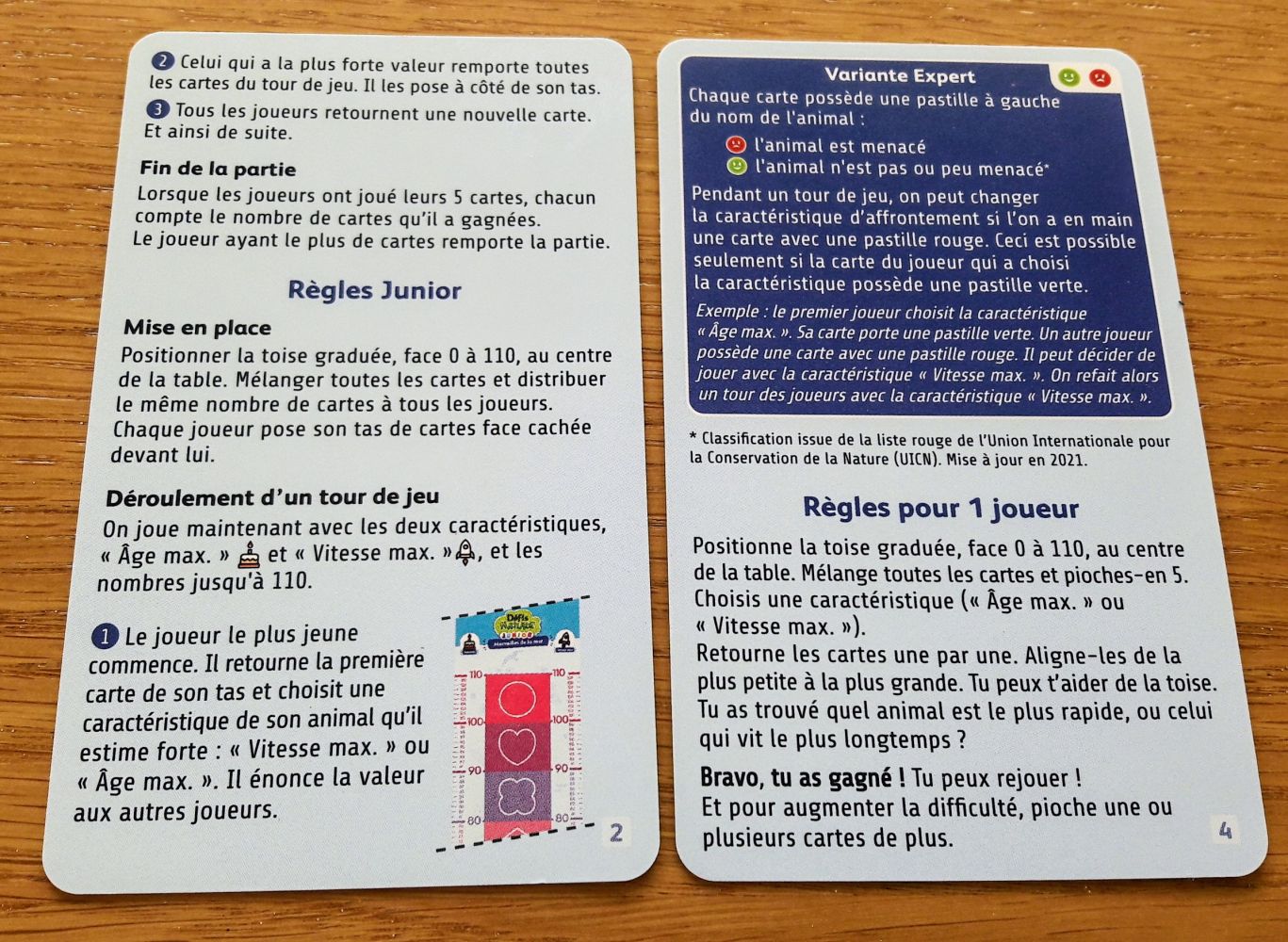 Des variantes pour les plus jeunes et les plus expérimentés.