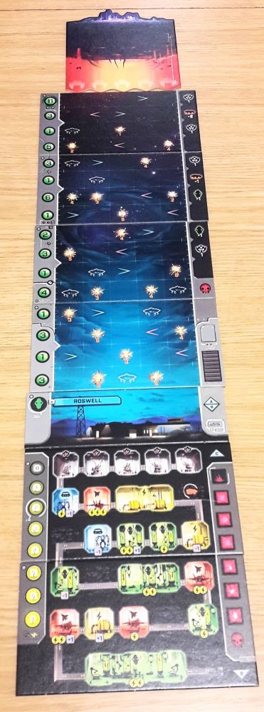 Une des nombreuses combinaisons possibles de plateaux ciels base et ville.