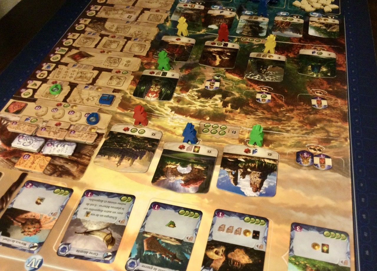 Lieux explorés en fin de partie