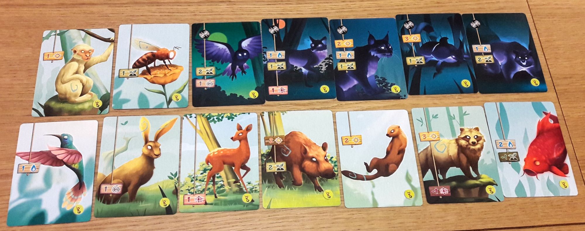 Grande diversité de cartes de départ.