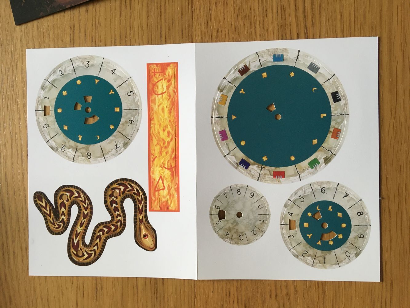 La feuille cartonnée à dépuncher