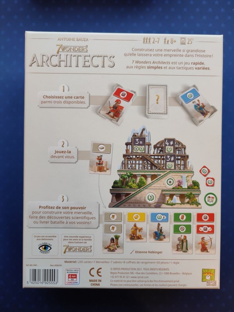 Il reprend le matériel et donne une idée express des mécaniques du jeu.