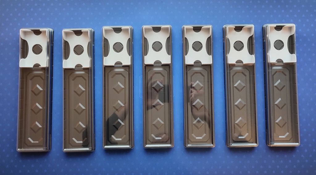 A l'ouverture de la boite, ils sont vides... IL va falloir prévoir un petit temps de préparation !