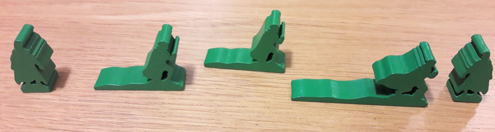 2 pions Robin et 3 pions mouvements