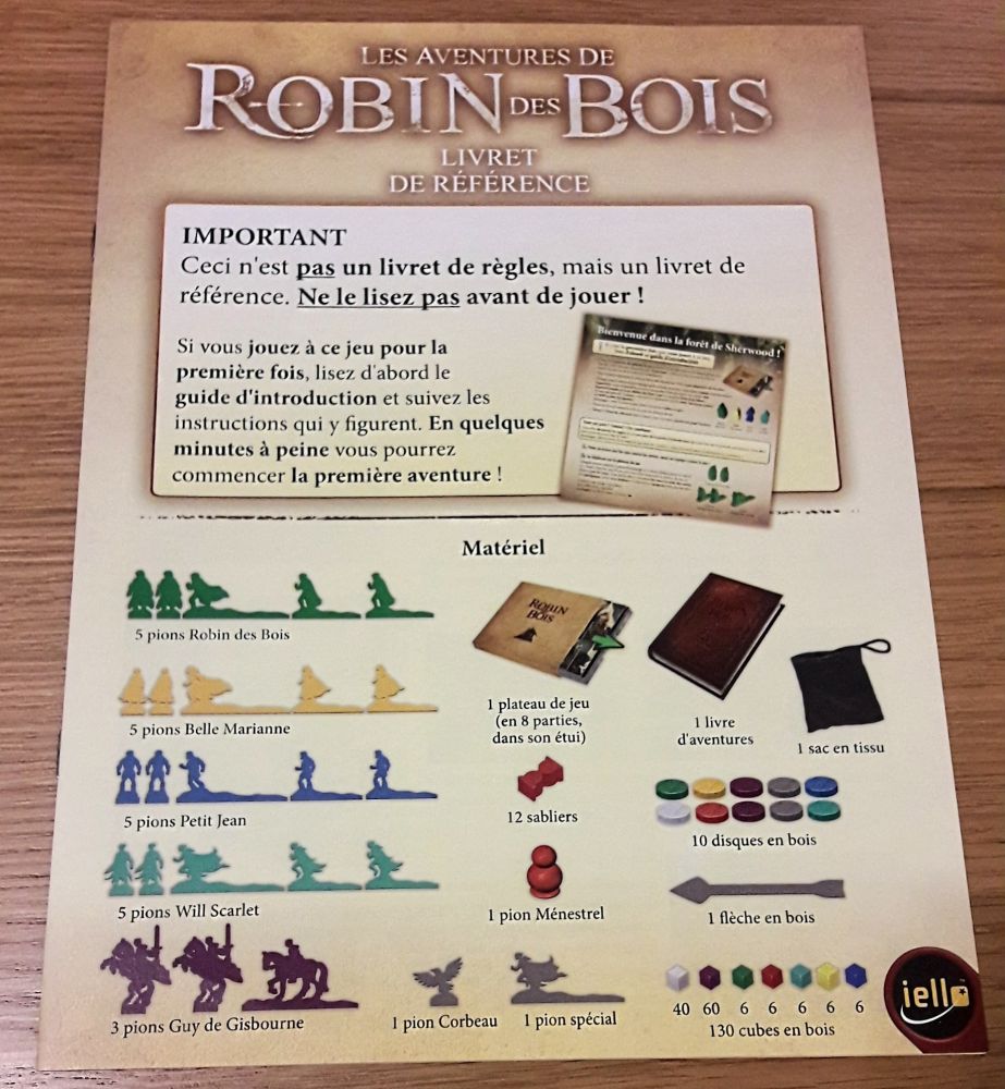 Comme dans Andor on pourra retrouver dedans quelques informations clés.