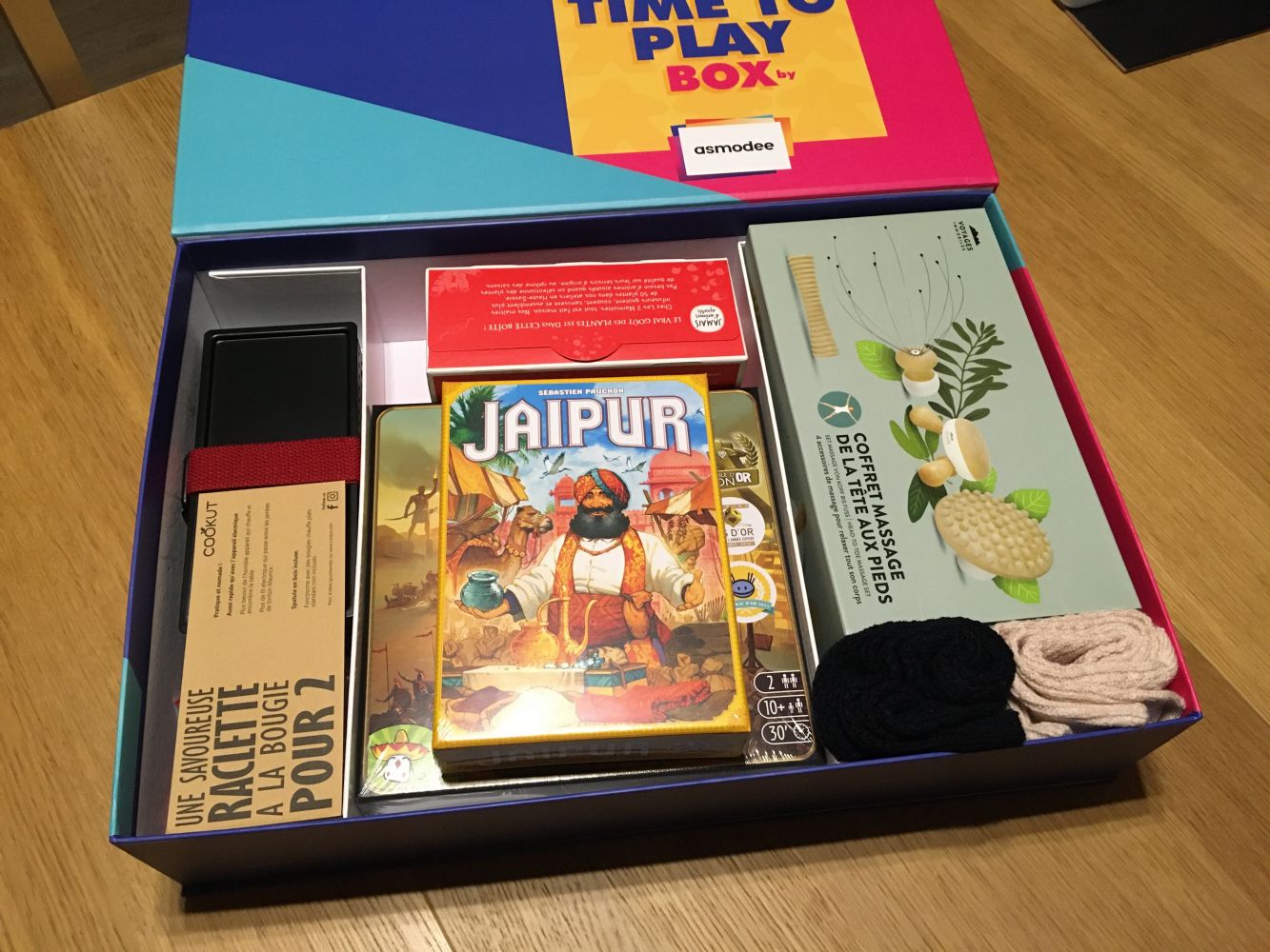 Ouverture de la boite