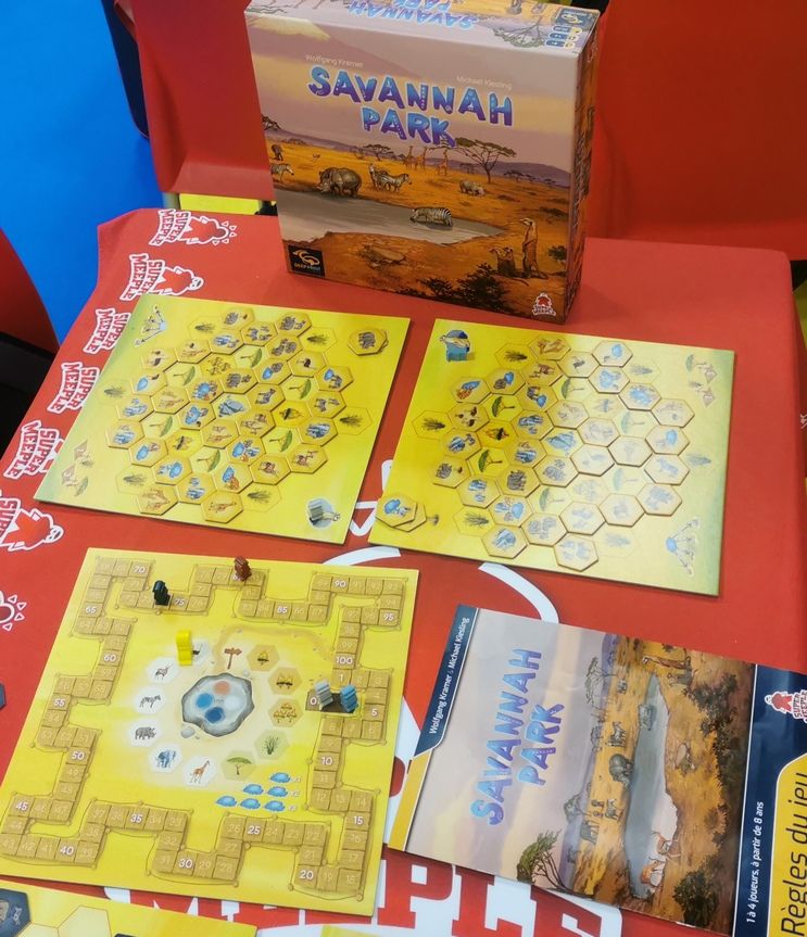 ici 2 Savanes s'opposent mais on peut jouer de 1 à 4.