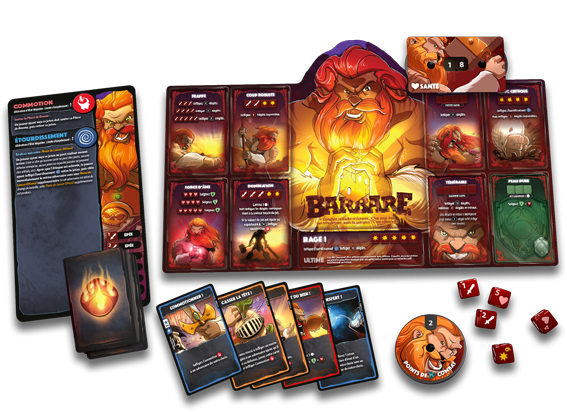 Dice Throne - Saison 1 Remasterisée - Barbare vs Elfe Lunaire