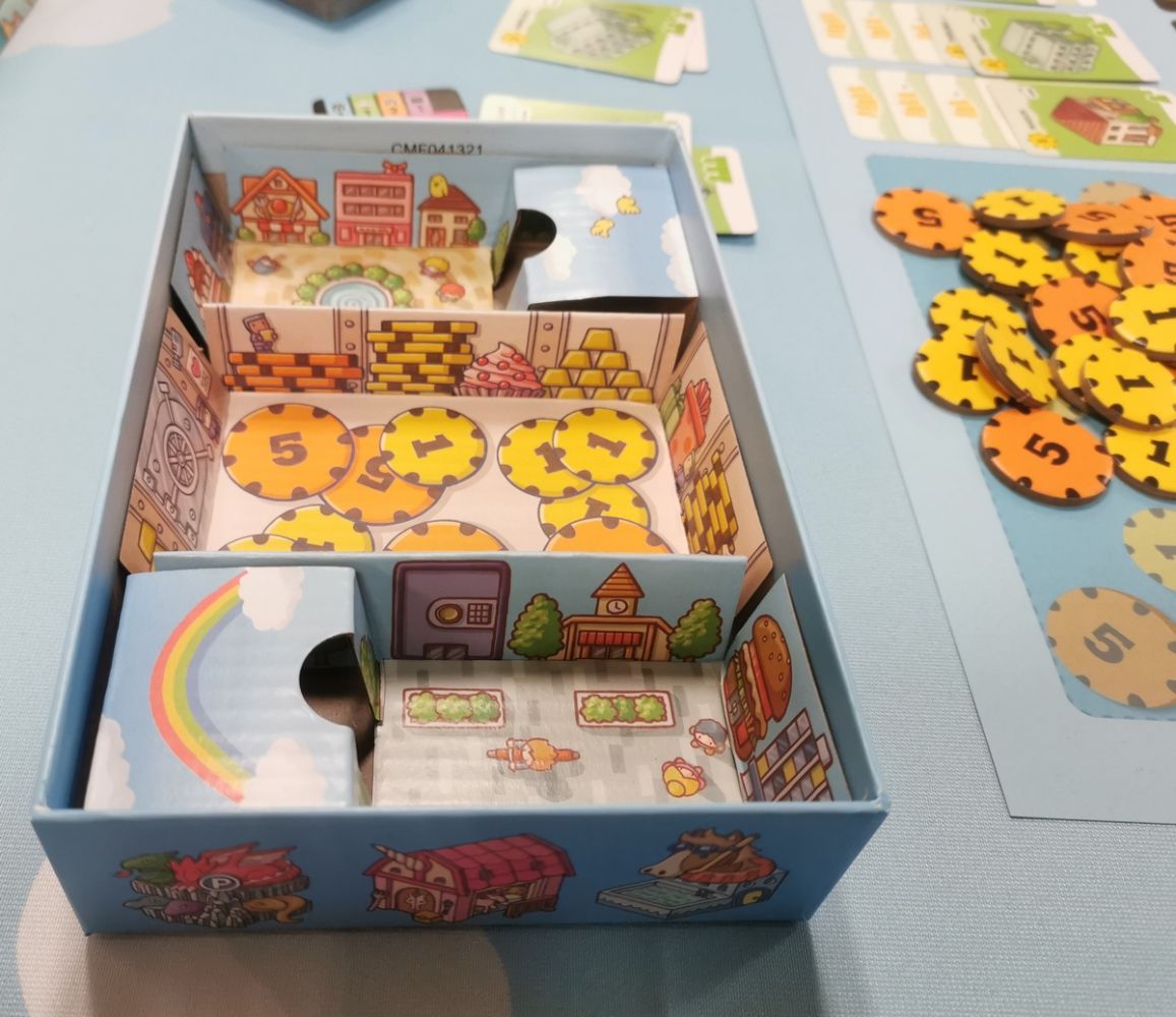 Happy city :  super fond de boîte