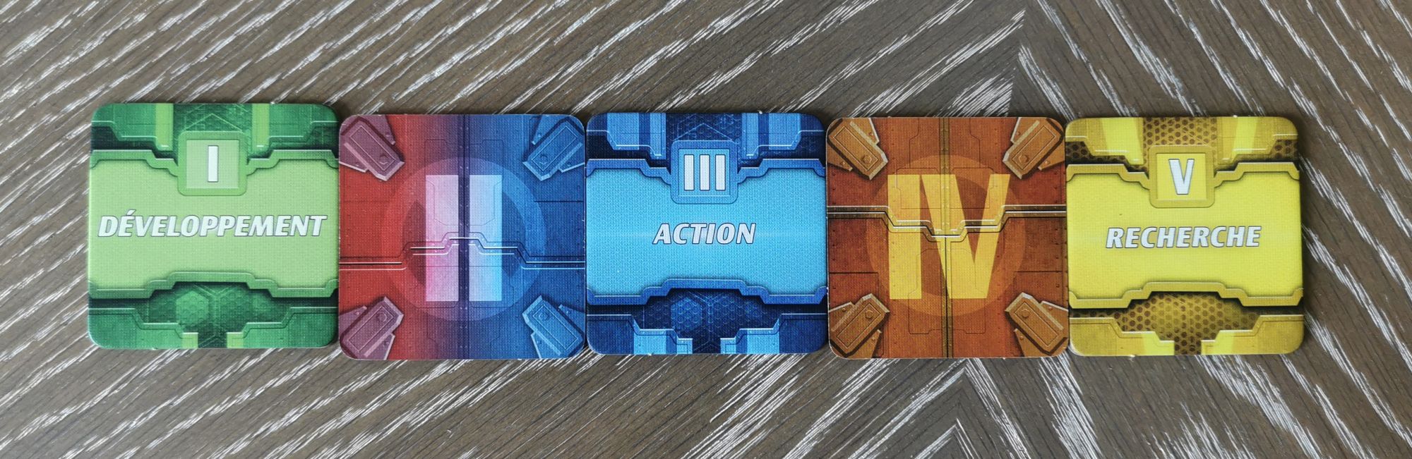 On a vraiment l'impression d'être à Roll for the galaxy …