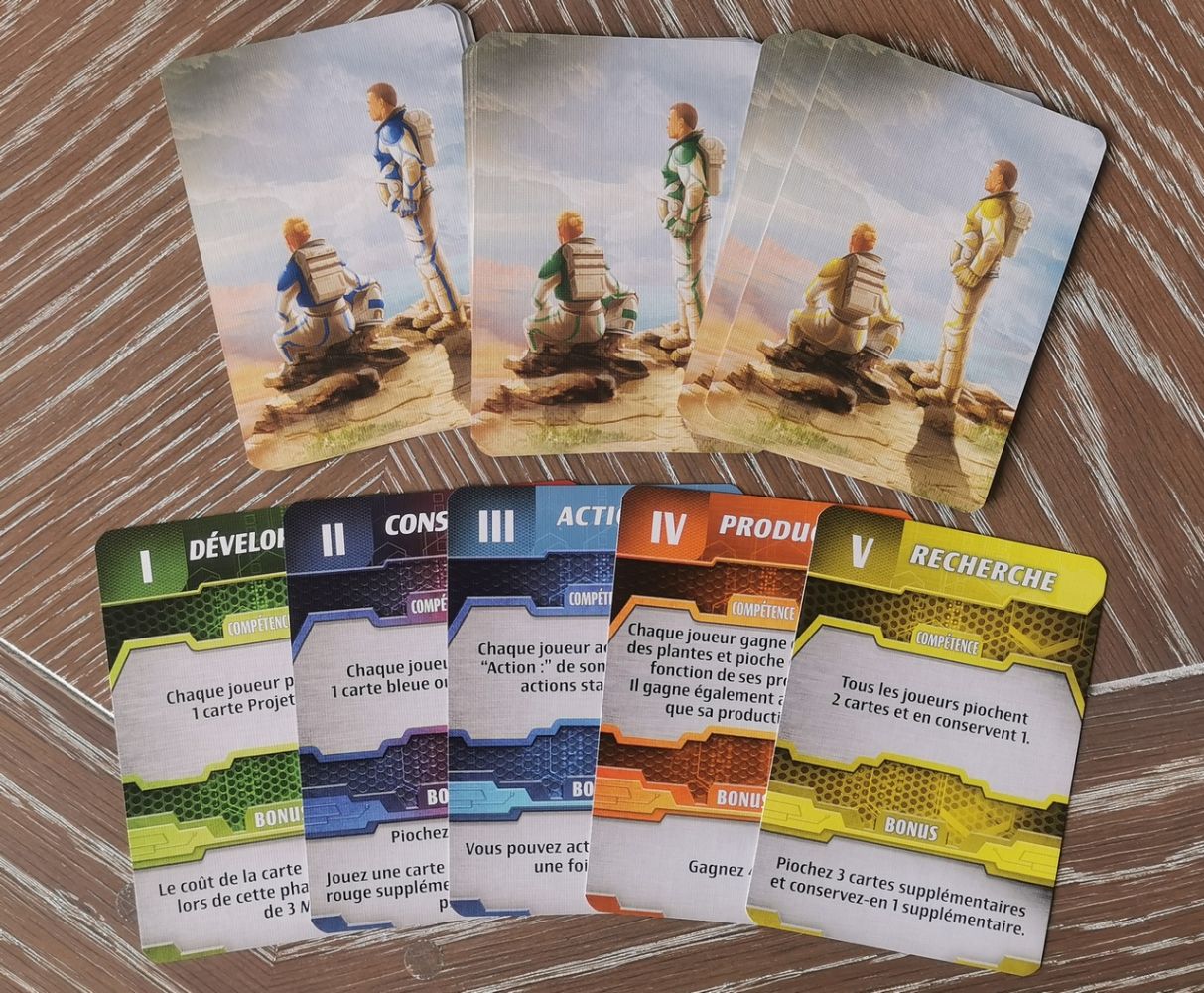 5 cartes par joueur.