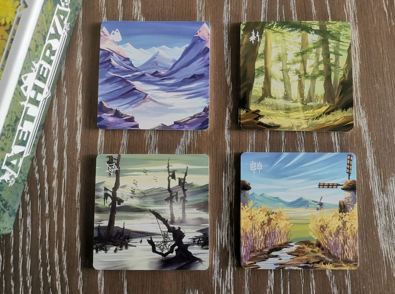 Montagne, Forêt, Marais et Champs