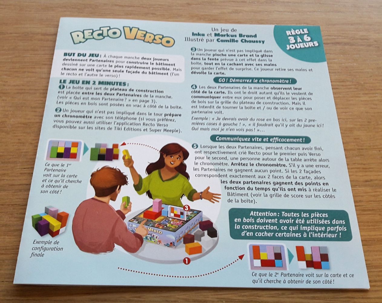 Pour 3 à 6 joueurs on va jouer chacun une manche avec chacun des autres joueurs en essayant d'être le plus rapide possible.