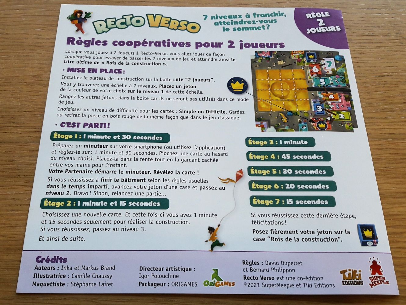 La version coopérative du jeu pour 2 joueurs propose un défi très relevé !