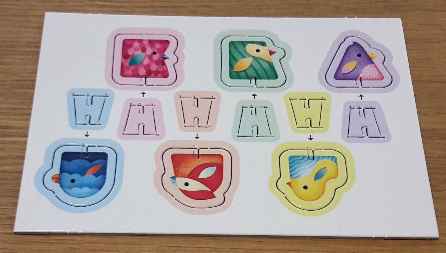 Découpes très fines et fragiles des oiseaux et de leur support( à priori corrigé sur la version boutique du jeu).