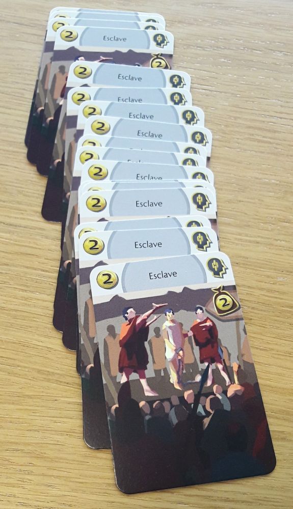 Thématiquement forts, les esclaves seront le moteur du jeu.