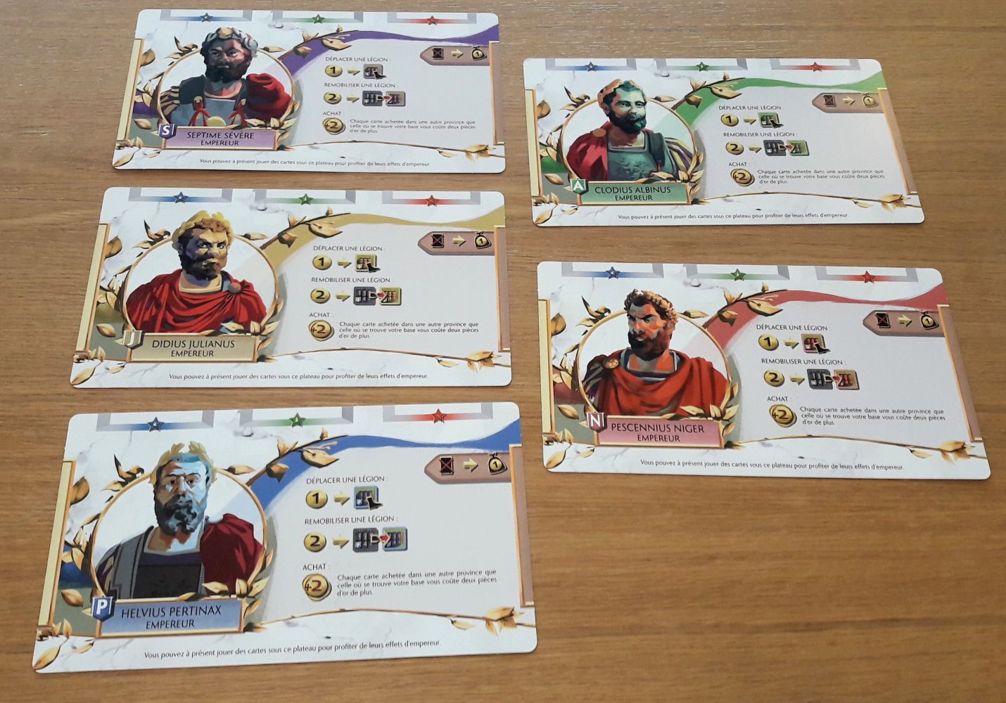 Côté empereur on voit de nouvelles possibilités et les 3 pistes de majorité.